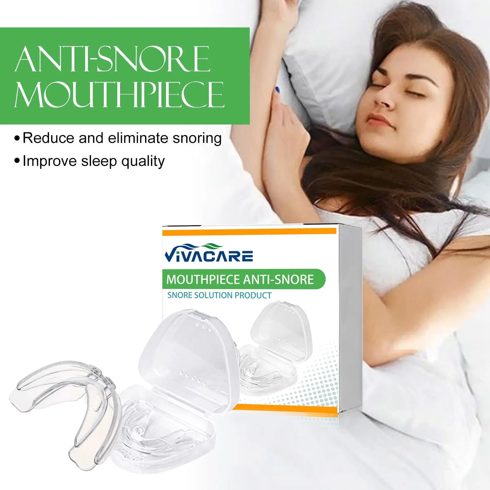 VivaCare™ Anti-Snoring Mouthpiece – Internal airway structure for better breathing