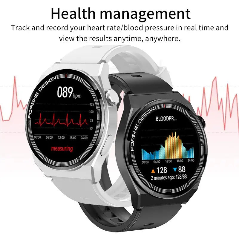VivaCare™ Watch – Track and record your heart rate/blood pressure