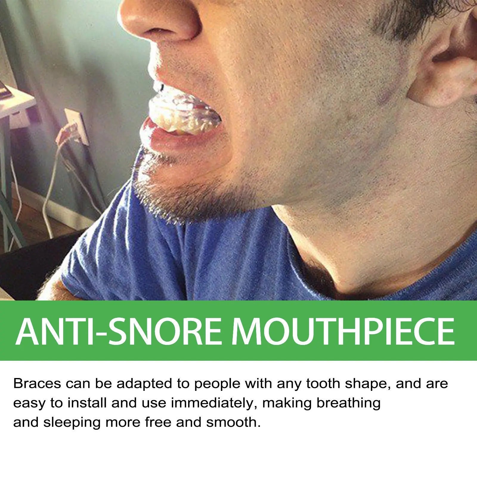 VivaCare™ Anti-Snoring Mouthpiece – Safe material certified for oral use